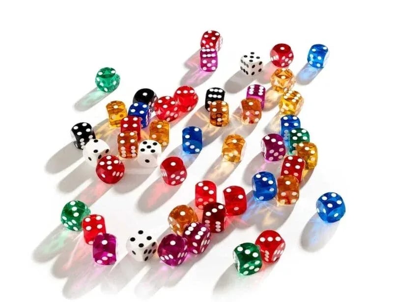 Product Photography: Multiple Dice