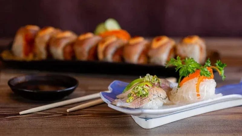 Idaho Food Photography: Fresh Sushi Plate