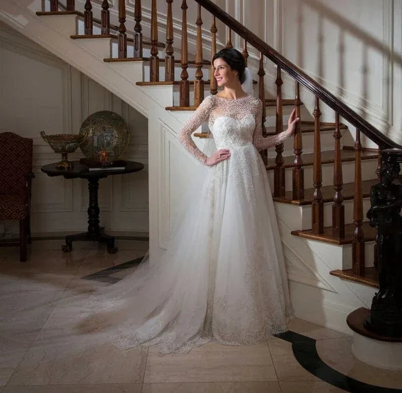 Weddings: Bridal Formal at Circular Stairs