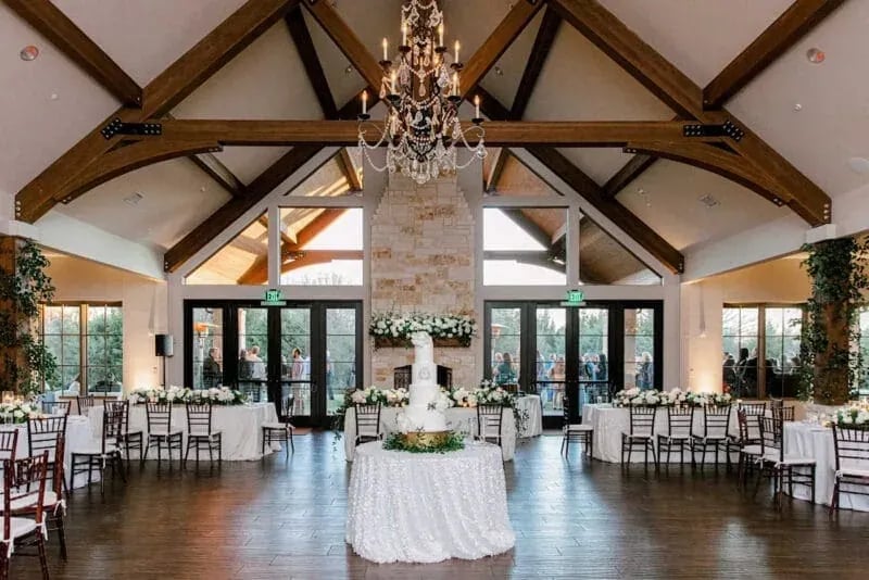 Weddings: Large Indoor Wedding Reception Room