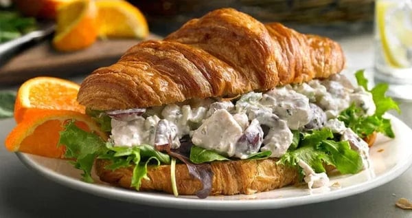 Food Photography: Croissant Sandwich