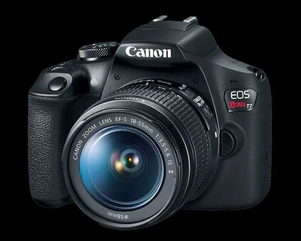 IPS: Canon Rebel T7 Front Left View