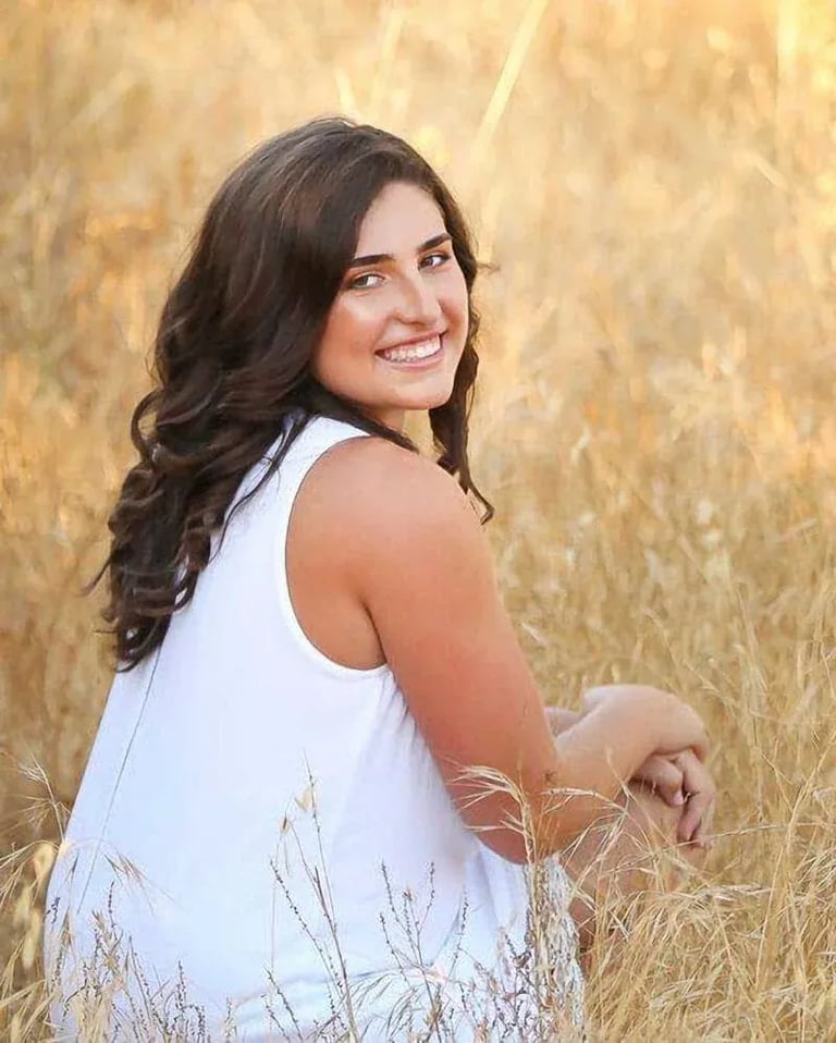 High School Portrait: Senior Gal in Open Field