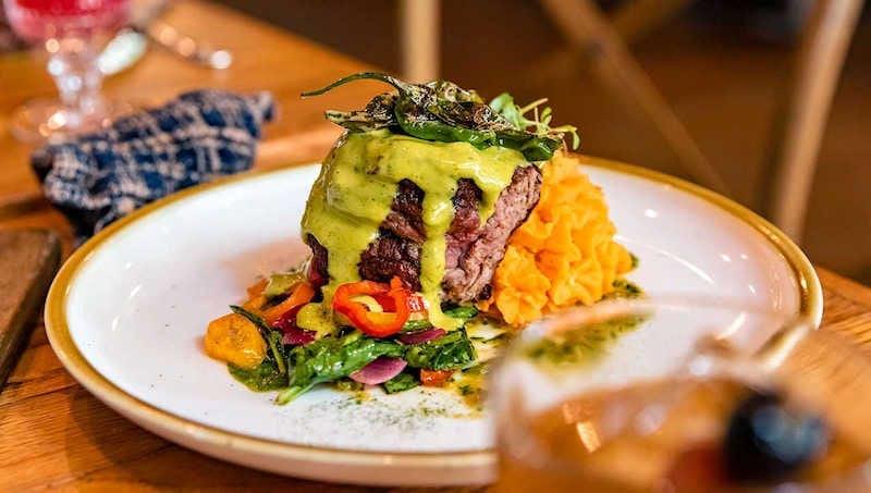 Idaho Food Photography: Carne Asada with Poblano Sauce