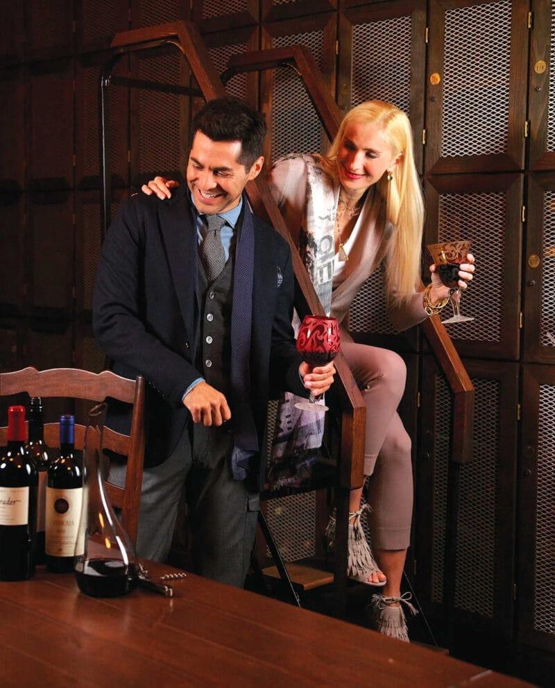 Beverage Photography: Couple Enjoying Wines