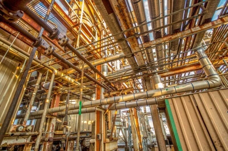 Industrial Photography: Pipe Maze