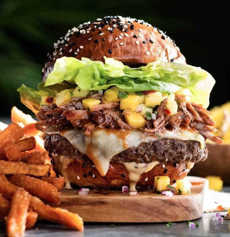 Food Photography: Jumbo Cheeseburger