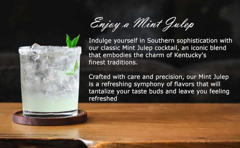 Beverage Photography: Mint Julep Ad