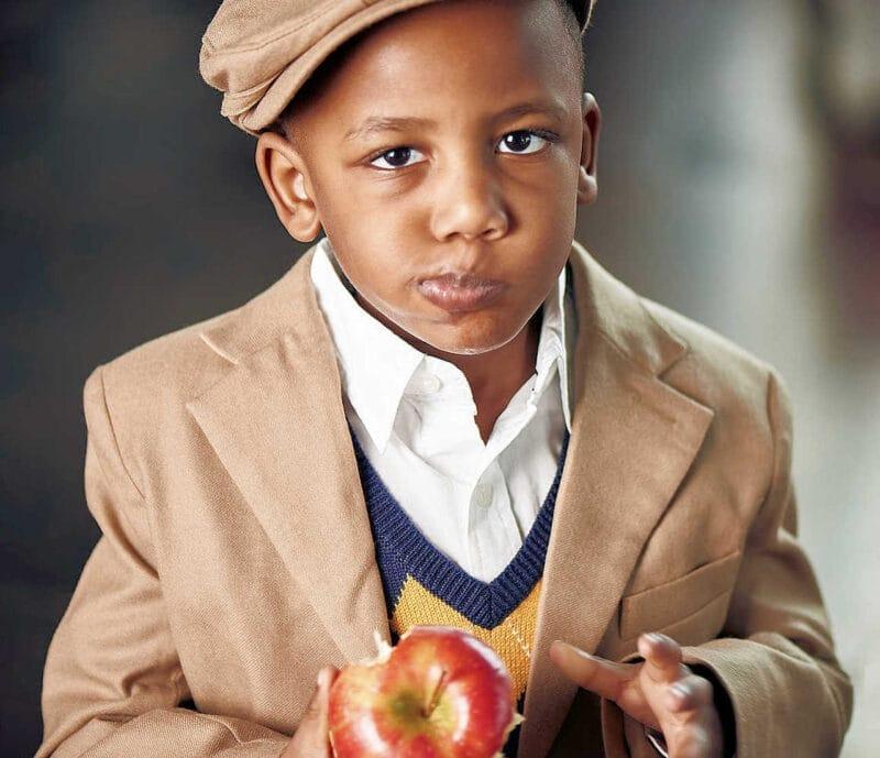 Masters Portrait Series: Boy with Apple