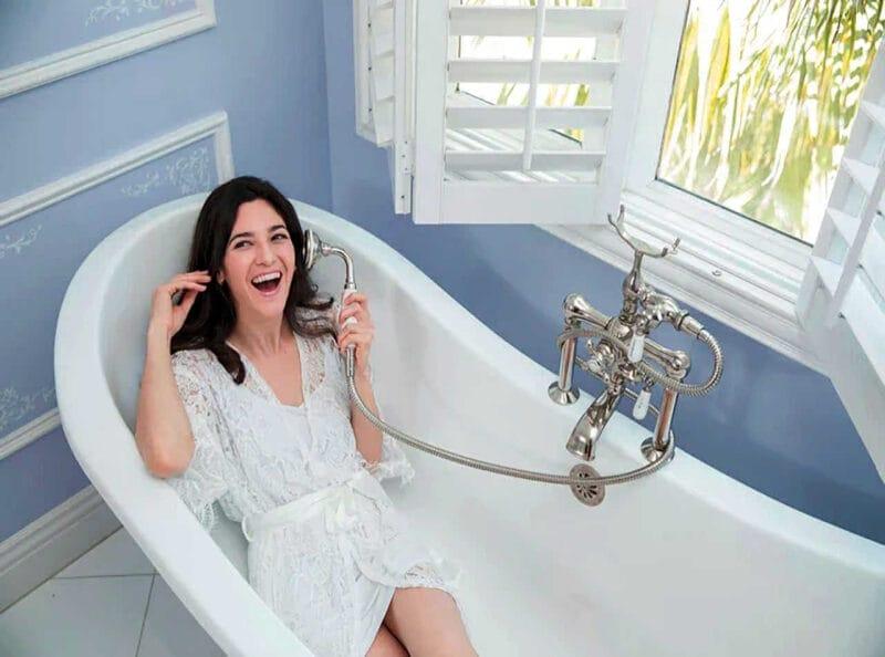 Wedding Photography: Bride in Tub