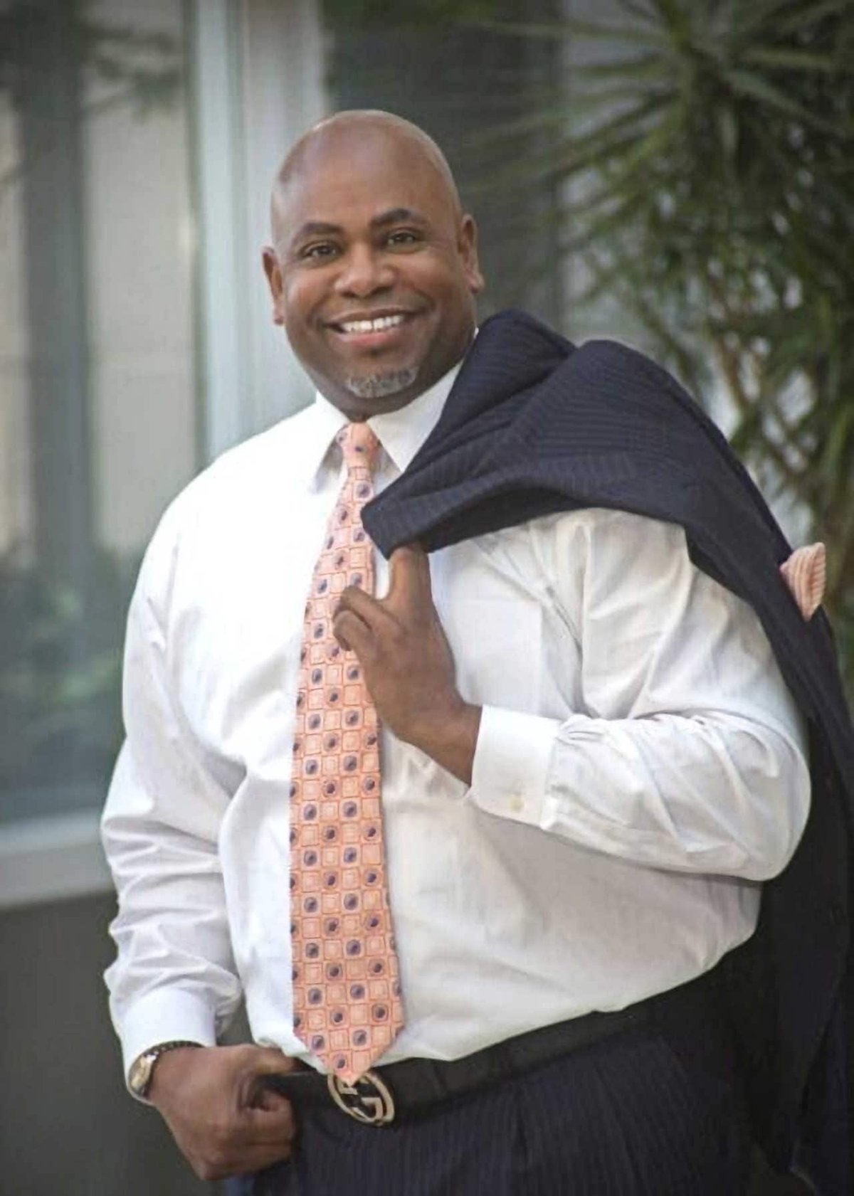 Headshots: Man with Jacket over Shoulder