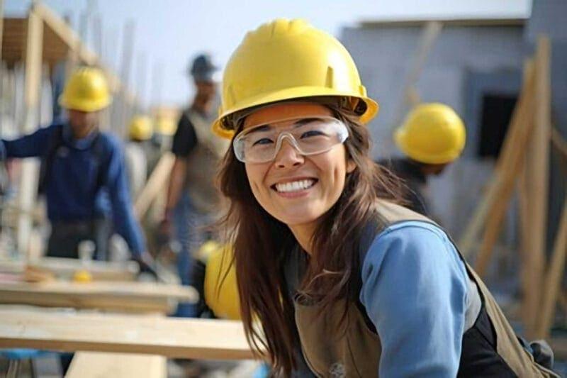Business Lifestyle: Construction Worker Headshot