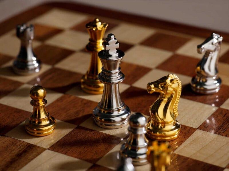 Advertising Photography: Chess Board with Pieces