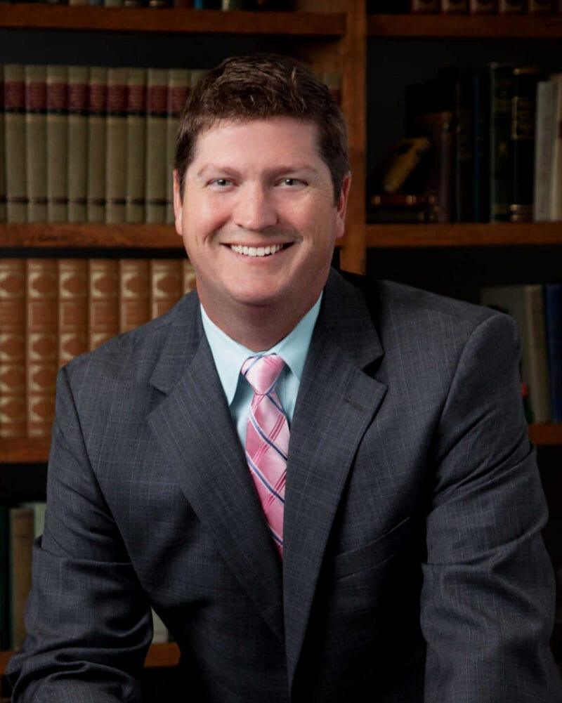 Attorney Headshot with Books