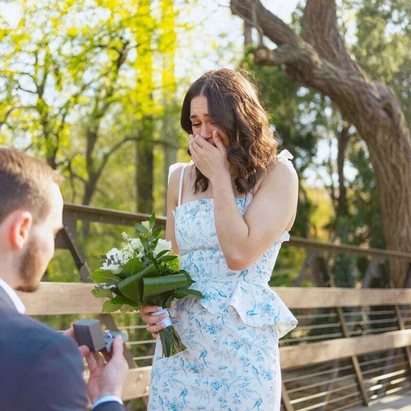 Wedding Photography - Proposal in the Park