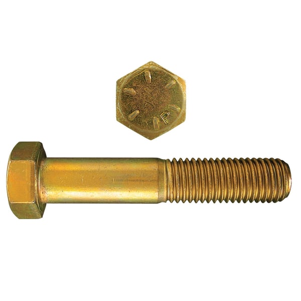 Paulin® Papco® 079-770 Double Heat Treated Partially Threaded Hex Head Cap Screw, 7/8-9, 4 in L Under Head, 8 Grade, Carbon Steel, Yellow Zinc Dichromate | Ramsden Square Fastening Ltd. Paulin® Papco® 079-770 Double Heat Treated Partially Threaded Hex Head Cap Screw, 7/8-9, 4 in L Under Head, 8 Grade, Carbon Steel, Yellow Zinc Dichromate | Ramsden Square Fastening Ltd.