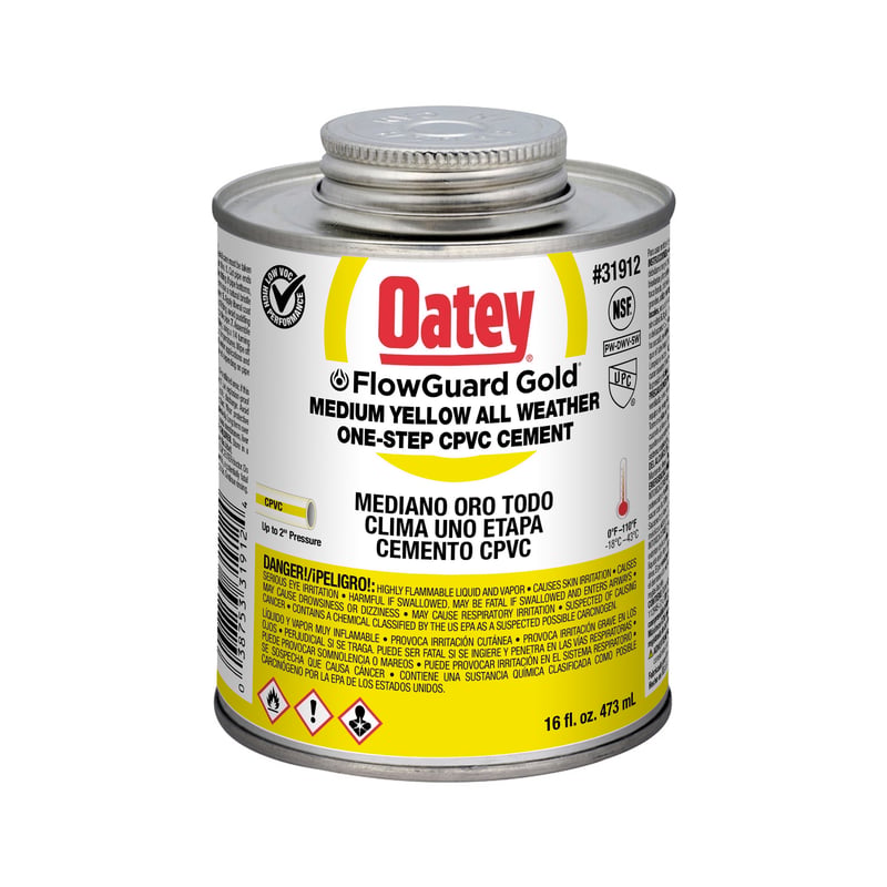 Oatey® FlowGuard Gold® 31912 1-Step All Weather Low VOC Medium