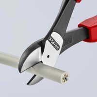 Knipex® 74 02 250 High Leverage Diagonal Cutting Plier, 3/16 in