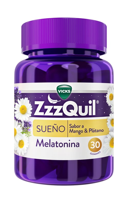 Natura Melatonina Gominolas Sabor Mango Plátano 30 Uds de Zzzquil