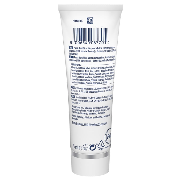 Gencives & Email Repair Original Pâte Dentifrice 2 Unités 75 ml de Oral-B