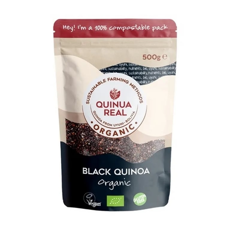Schwarze Quinoa Im Korn Organic
