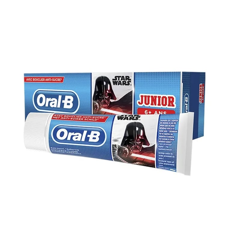 Oral-B Dentifrice Au Fluor Junior Star Wars 6+ Ans