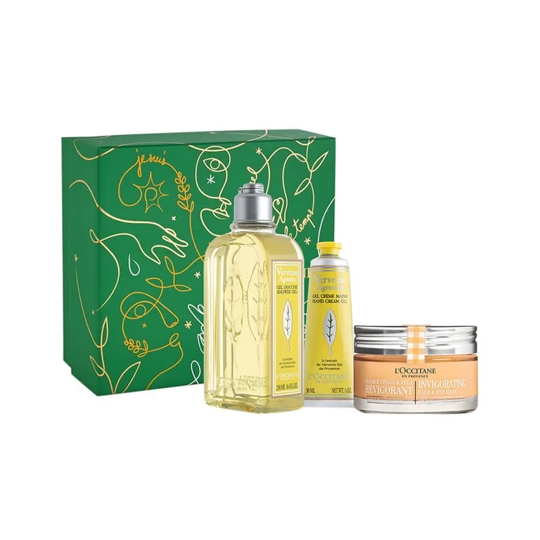 Verveine Gel de Douche 250 ml + Crème pour les Mains + Masque