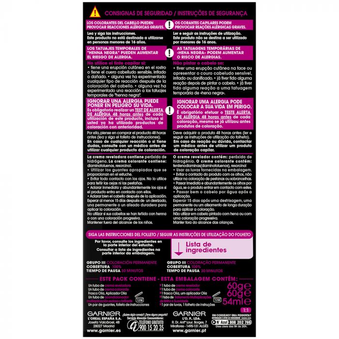 Olia Coloración Permanente #9,0 Rubio Muy Claro 4 pz de Imedia