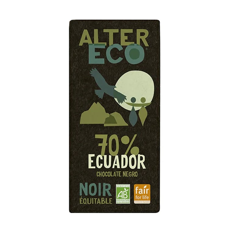 Chocolate Negro Ecuador 70% Bio