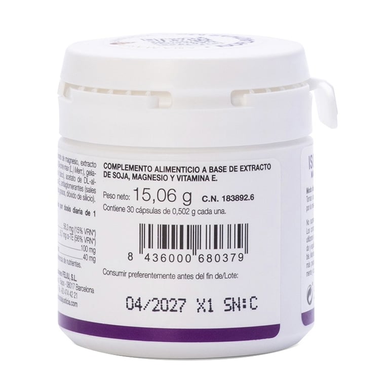 Combate la menopausia con isoflavonas, magnesio y vitamina E de Lajusticia
