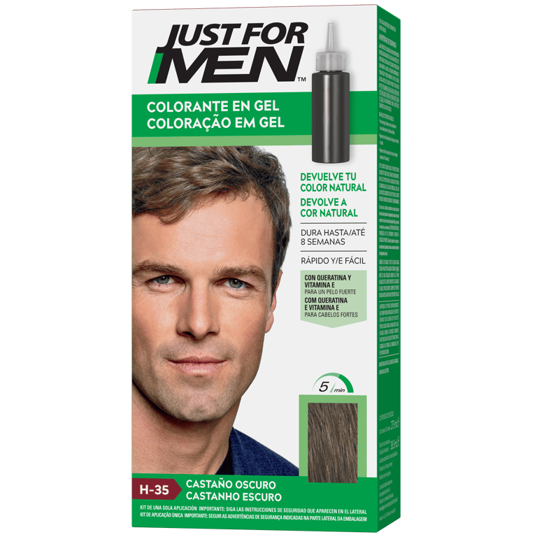Just For Men Gel Colorant Châtain H-35 30 ml de Just For Men