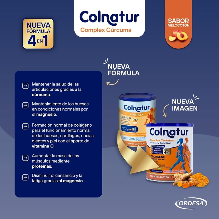 COLNATUR COMPLEX COLÁGENO CON CÚRCUMA 250g - imagen 3 de 6