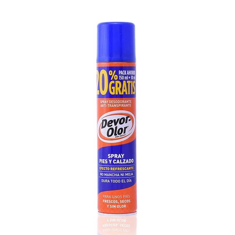 SPRAY DESODORANTE PIES Y CALZADO 20% GRATIS