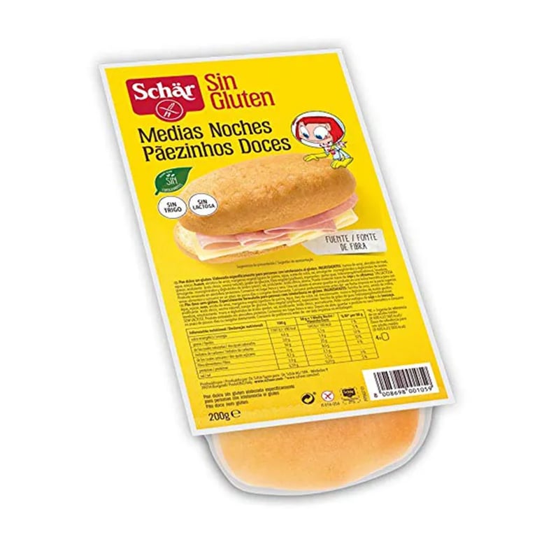 Medias Noches Pan Dulce Sin Gluten