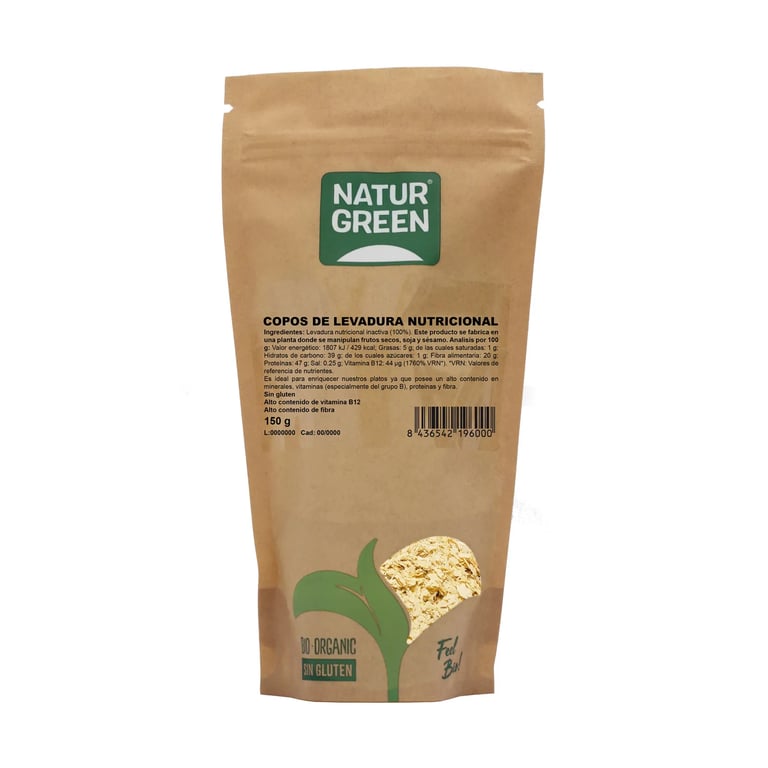 Flocos de Levedura Nutricional Sem Glúten