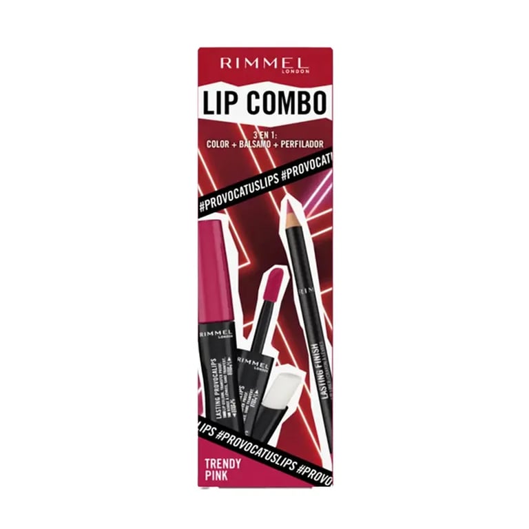 Set Provocalips+Lasting Finish #3 Trendy Pink