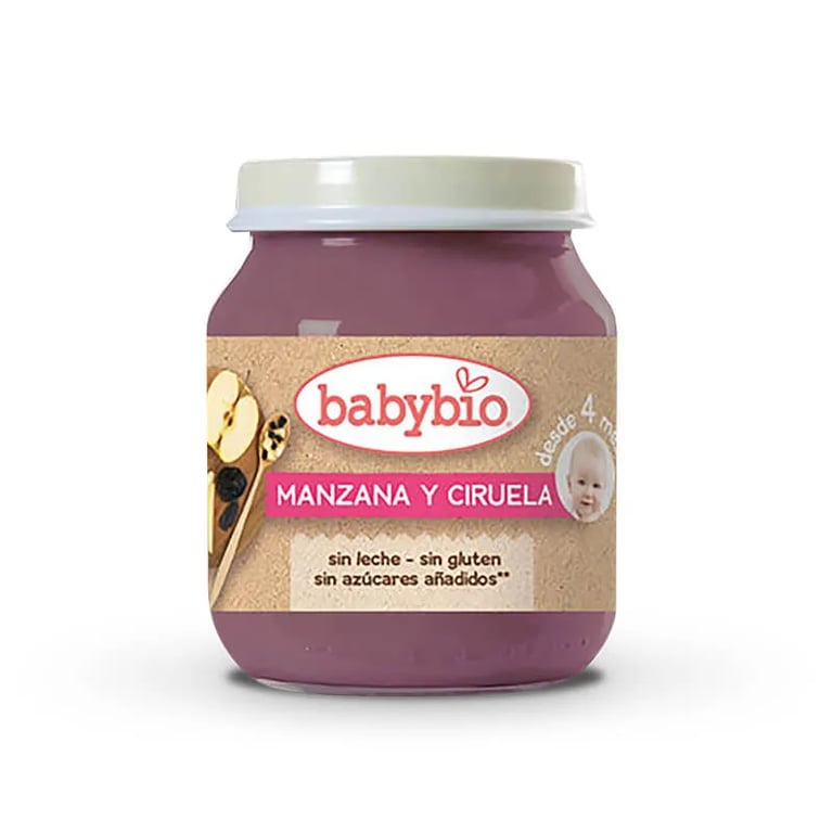 BABYBIO POTITO FRUTAS MANZANA Y CIRUELA
