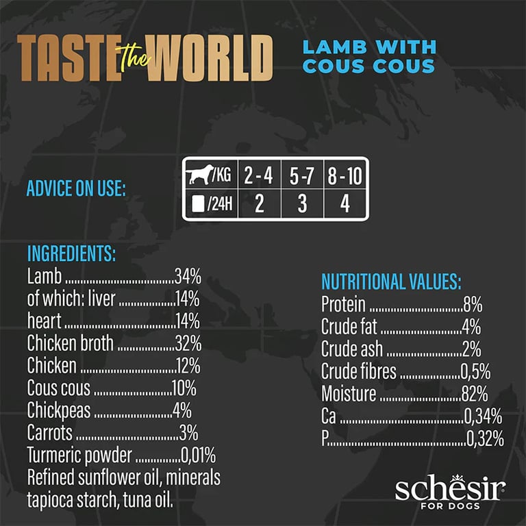 Dog Taste The World Cordeiro Cuscuz - imagen 2 de 6