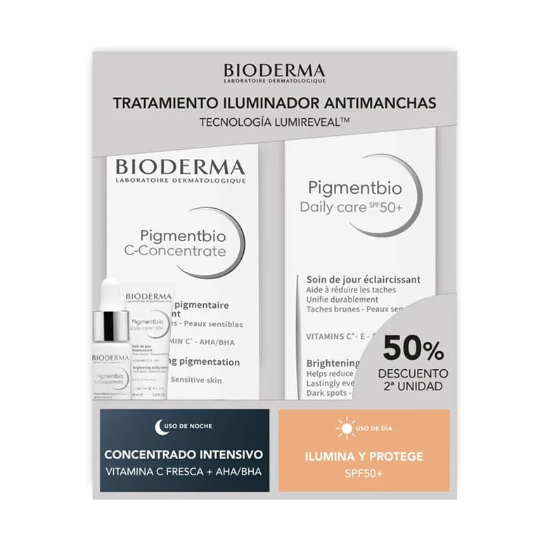 Pack Pigmentbio C-Concentrate 15 ml + Daily Care SPF50 40 ml