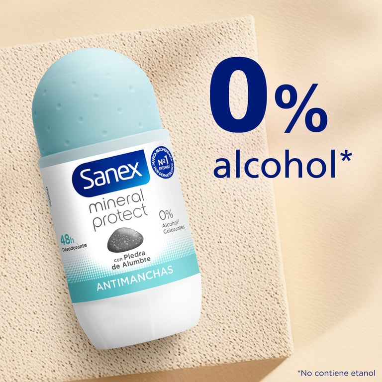 Mineral Protect Anti-Flecken 48h Deodorant Roll-on 50 ml von Sanex