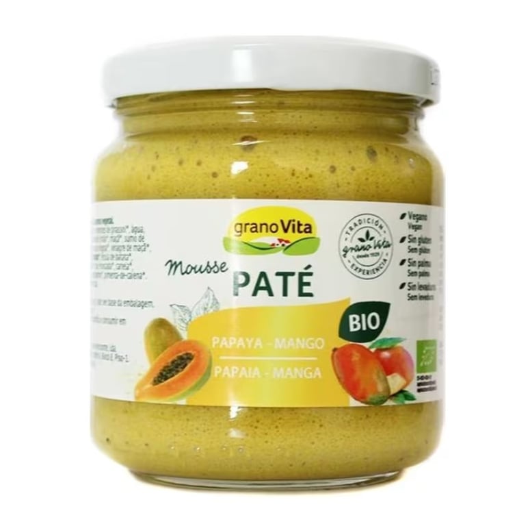 Paté Mousse Papaye Mangue Bio