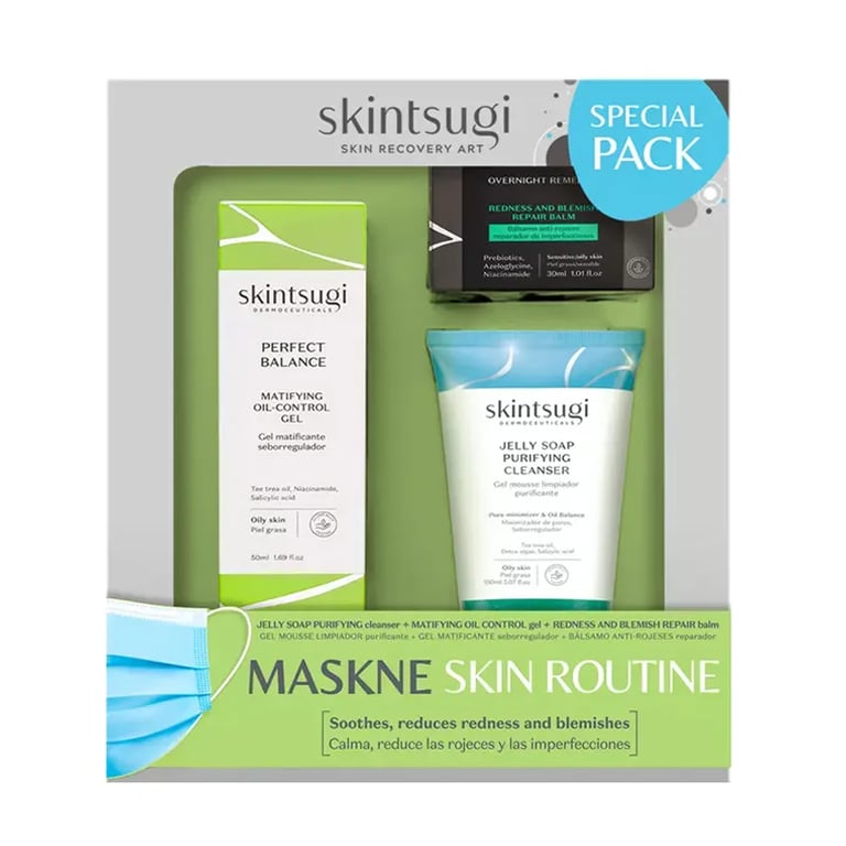Maskne Skin Routine Lote 3 Piezas Bálsamo Antirojeces 30 ml