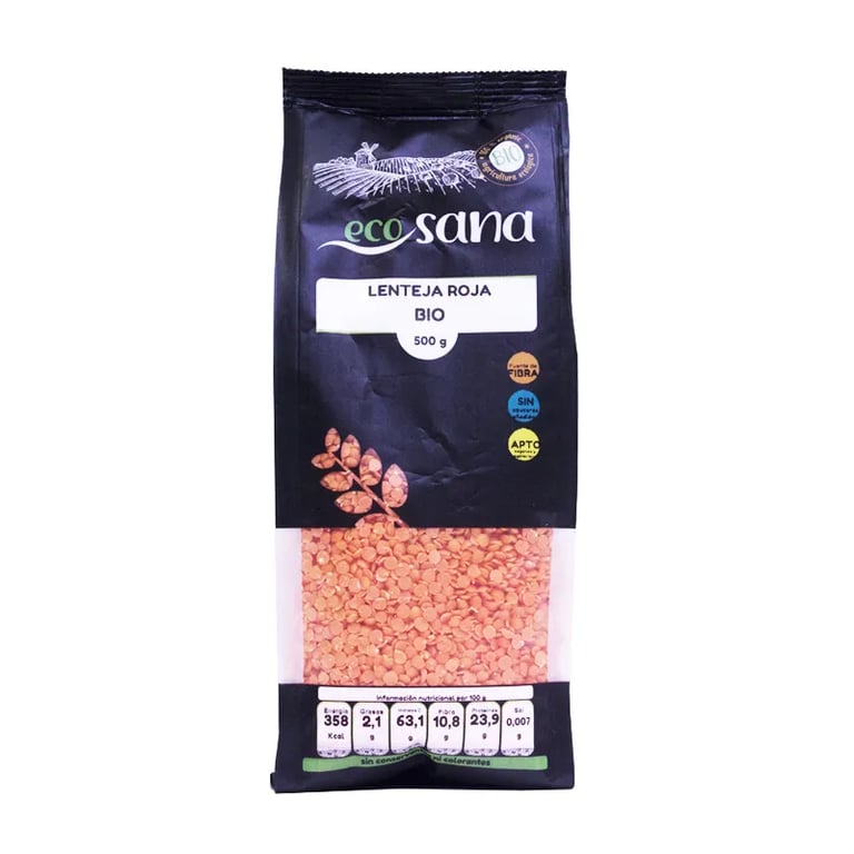 Lentilles Corail Bio