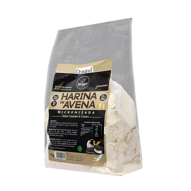 Sport Live Farinha Aveia Sabor Cookies & Cream