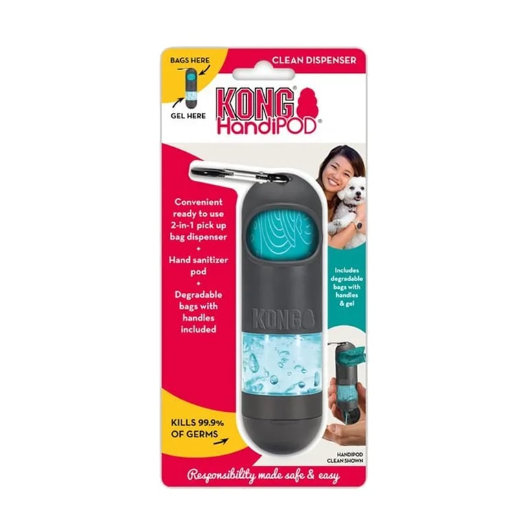 Handipod Dispensador Con Gel Desinfectante Y Bolsas