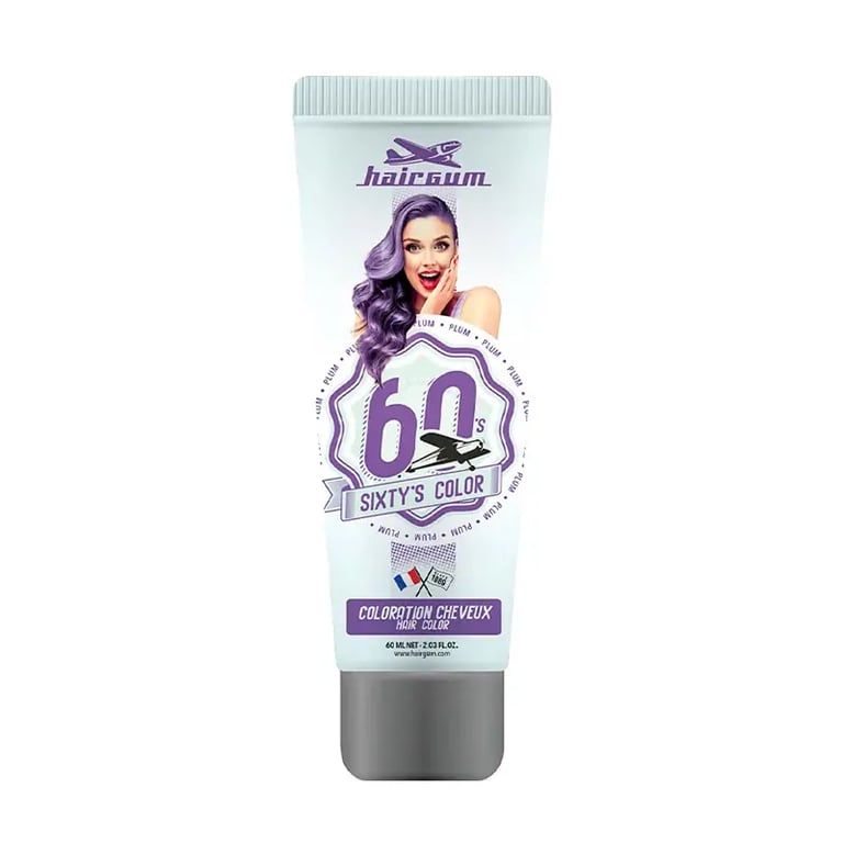 Sixty'S Color Hair Color #Plum