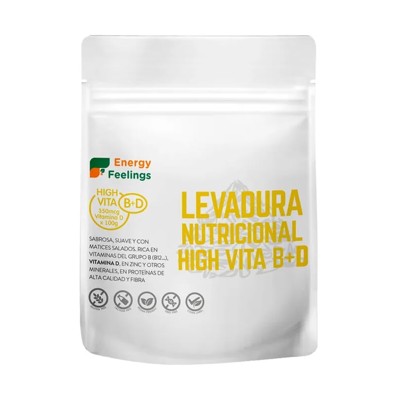 Levadura Nutricional High Vita B12+D Copos