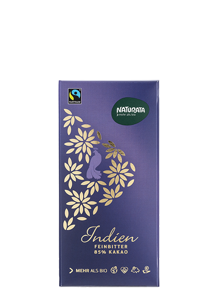 Dunkle Schokolade Indien 85% Bio - imagen 2 de 3