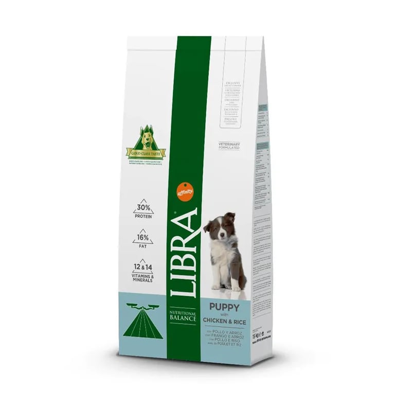 Libra Hundefutter Puppy Huhn und Reis