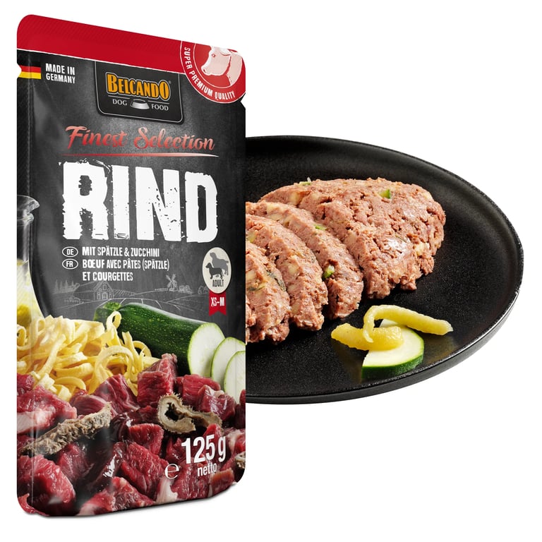 Belcando Finest Selection Kalbfleisch mit Nudeln - imagen 3 de 4